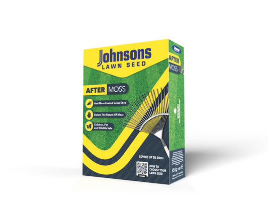 Johnsons Lawn Seed After Moss 20sqm/850g