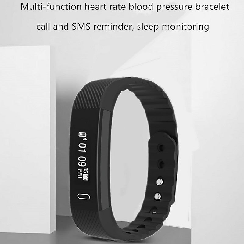 Bluetooth Smart Sport Bracelet Wrist Watch Touch Screen for iOS Android