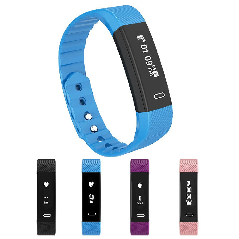 Bluetooth Smart Sport Bracelet Wrist Watch Touch Screen for iOS Android