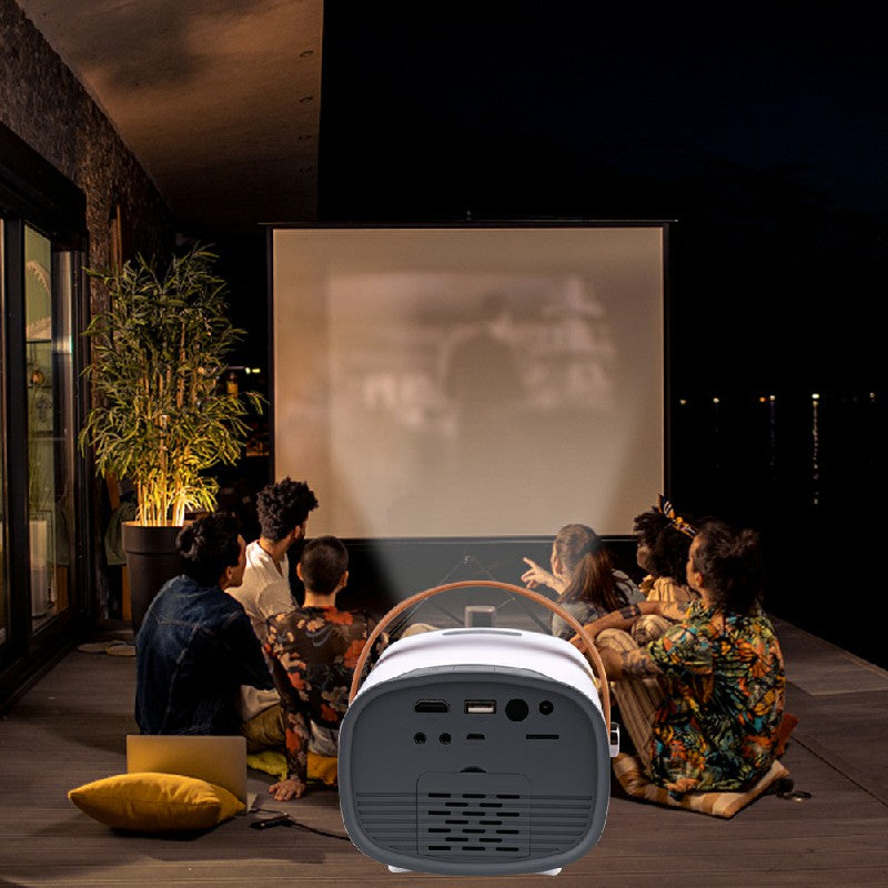 YG230 Mini Projector Portable for 1080P Video Beamer Home Theater WiFi Multiscreen Media Player