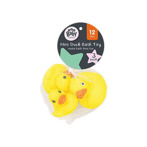 Mini Duck Bath Toy 3 pack