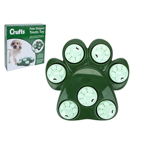 Crufts Paw Shape Treat Toy