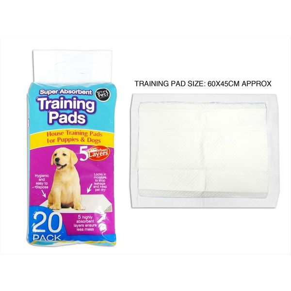 20 Pack of Puppy Training Pads - incredible value